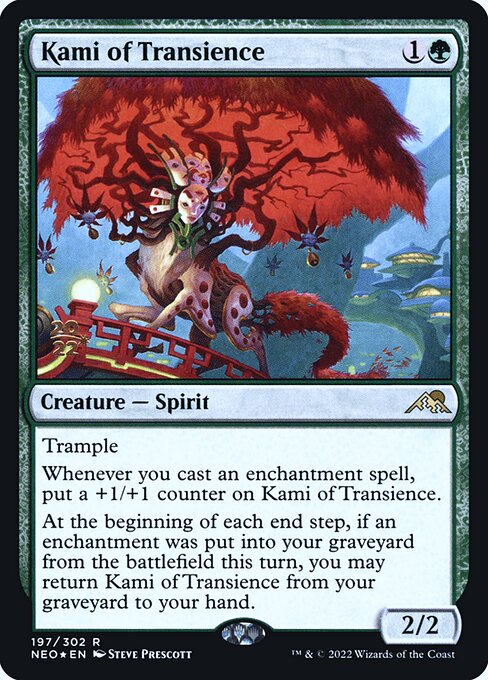 Kami of Transience from Kamigawa: Neon Dynasty Promos