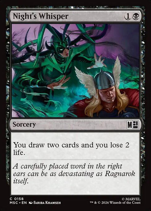 Night's Whisper highlighted card art