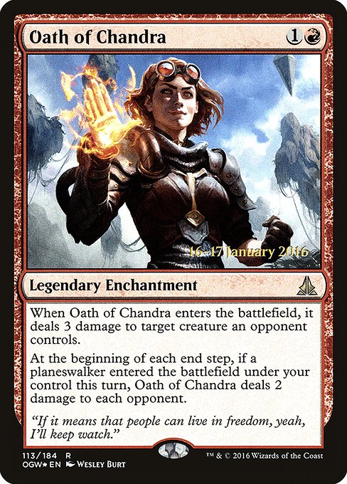 Oath of Chandra from Oath of the Gatewatch Promos