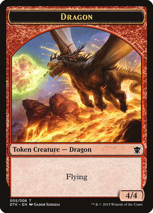 Dragon from Dragons of Tarkir Tokens
