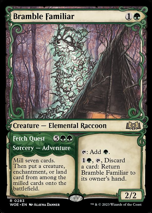 Bramble Familiar // Fetch Quest from Wilds of Eldraine