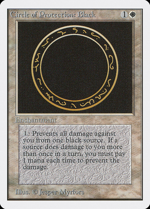 Circle of Protection: Black from Unlimited Edition