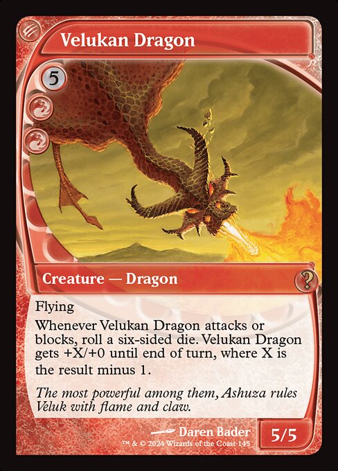 Velukan Dragon highlighted card art