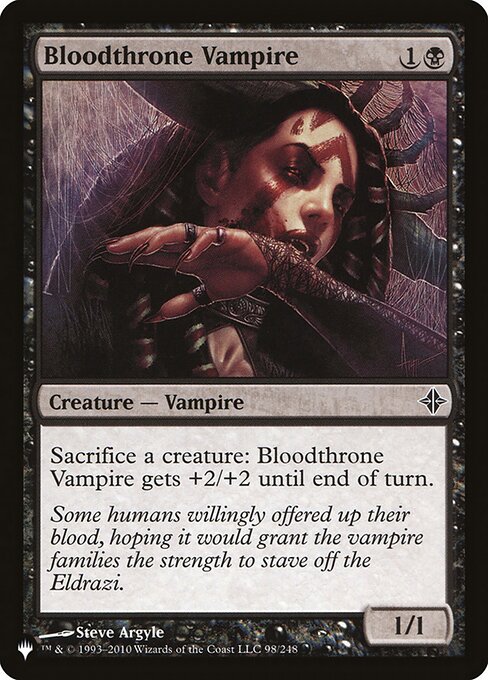 Bloodthrone Vampire highlighted card art
