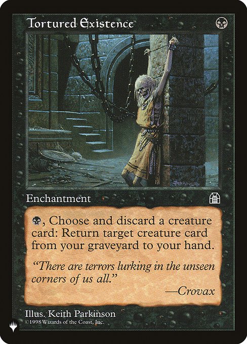 Tortured Existence highlighted card art