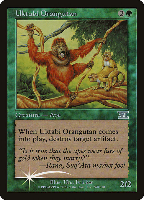 Uktabi Orangutan from Arena League 2000