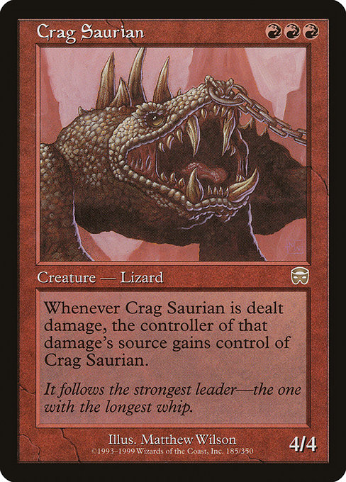 Crag Saurian highlighted card art