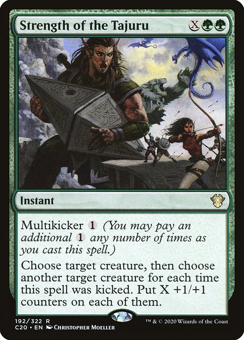 Strength of the Tajuru highlighted card art