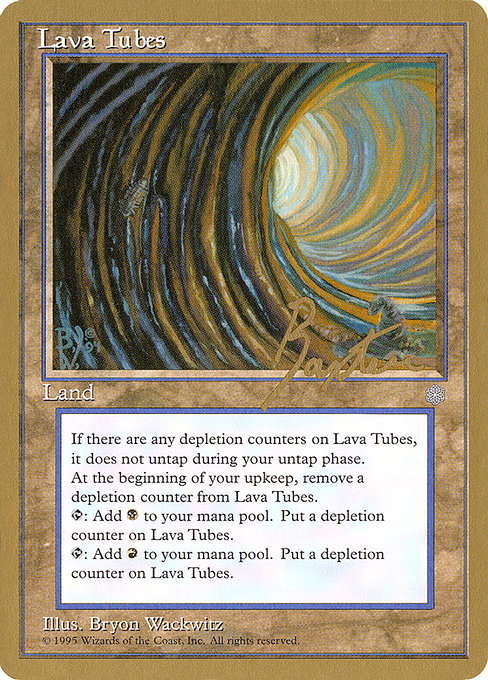Lava Tubes highlighted card art