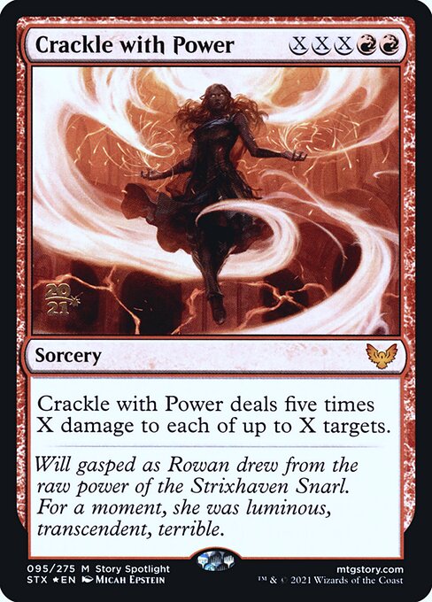 Crackle with Power from Strixhaven: School of Mages Promos