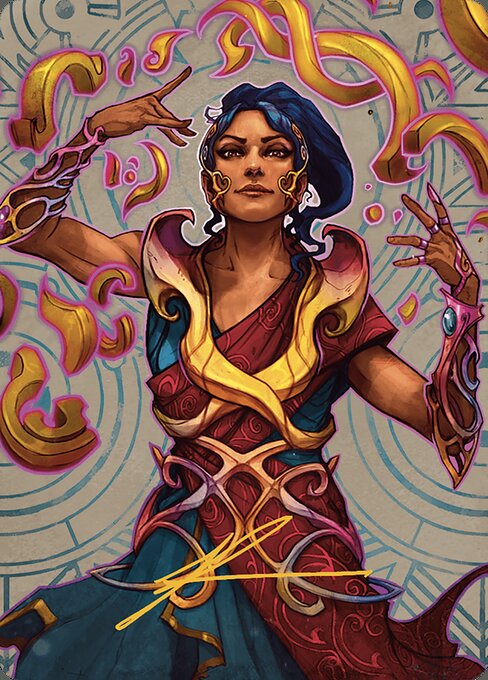 Saheeli, the Sun's Brilliance // Saheeli, the Sun's Brilliance from The Lost Caverns of Ixalan Art Series