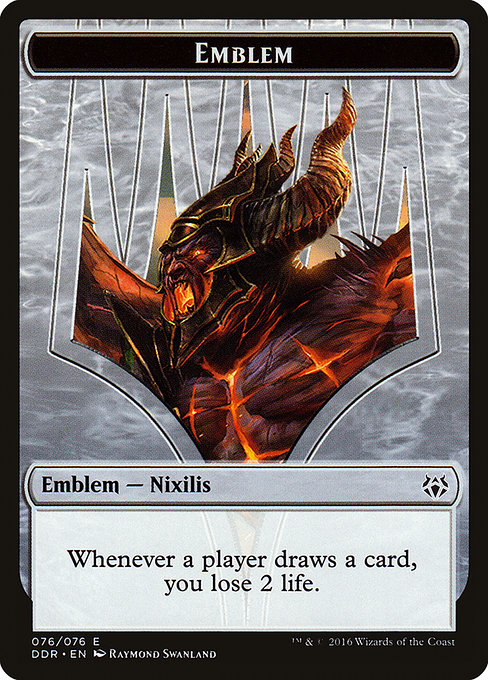 Ob Nixilis Reignited Emblem from Duel Decks: Nissa vs. Ob Nixilis