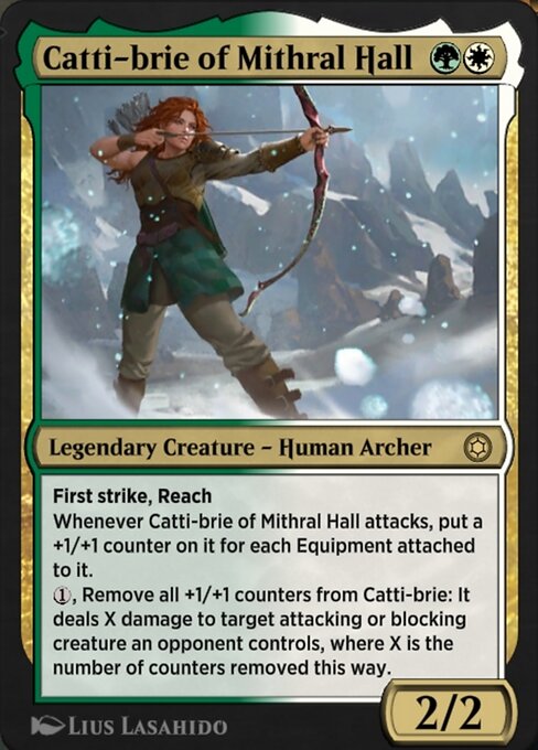 Catti-brie of Mithral Hall highlighted card art