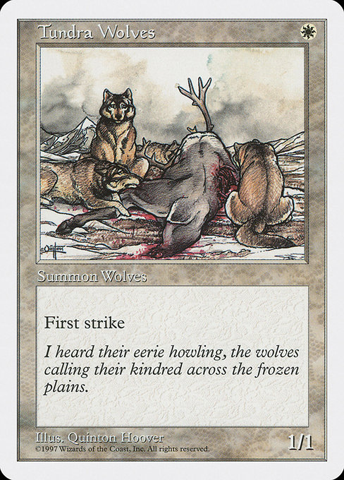 Tundra Wolves from Fifth Edition