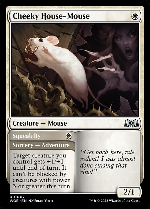 Cheeky House-Mouse // Squeak By highlighted card art