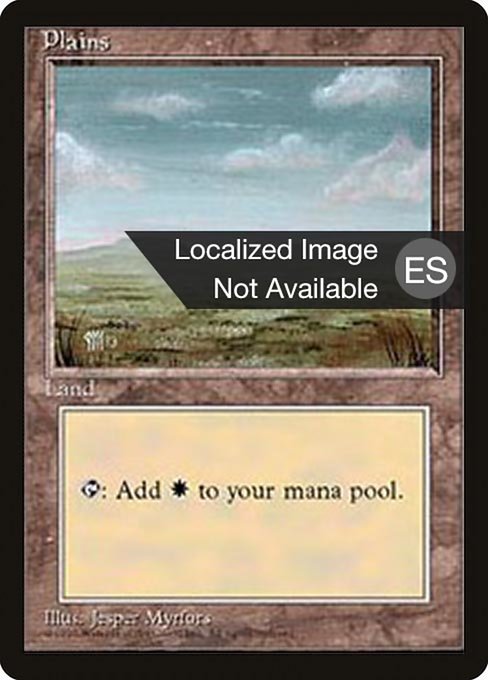 Plains from Fourth Edition Foreign Black Border