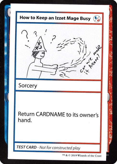 How to Keep an Izzet Mage Busy highlighted card art