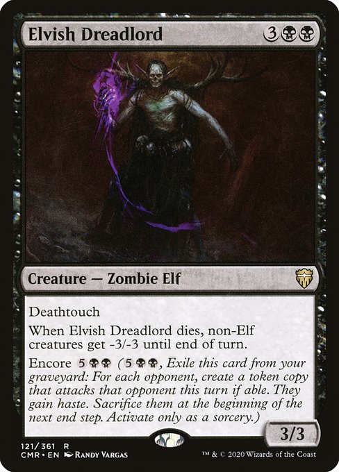 Elvish Dreadlord from Commander Legends
