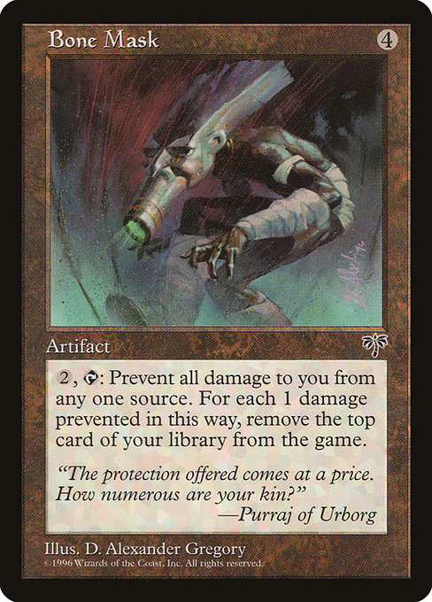 Bone Mask highlighted card art