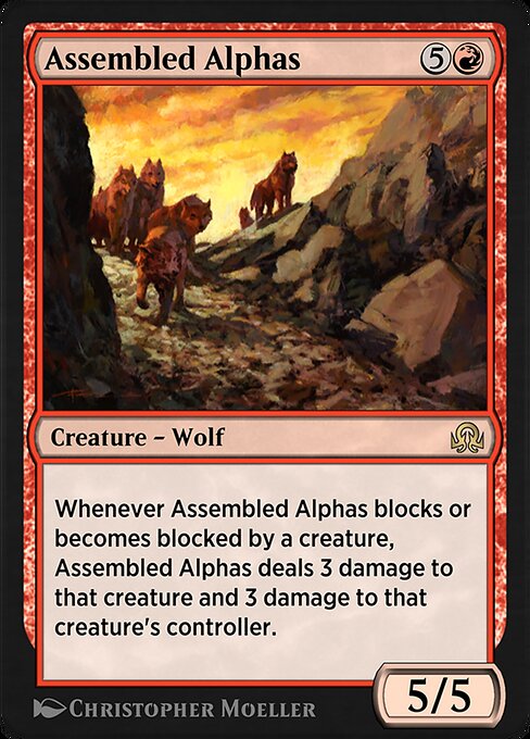 Assembled Alphas highlighted card art