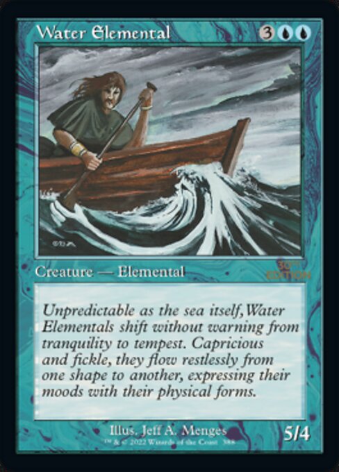 Water Elemental highlighted card art