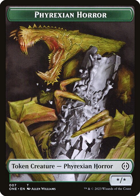 Phyrexian Horror highlighted card art