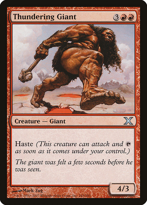 Thundering Giant from Tenth Edition