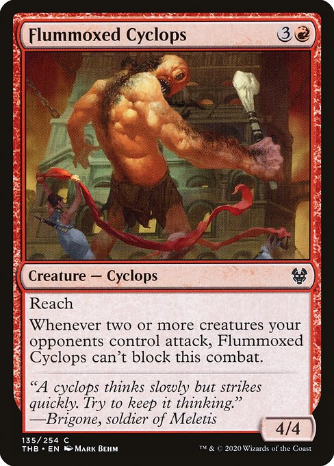 Flummoxed Cyclops highlighted card art