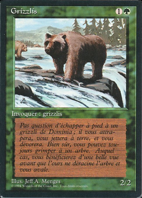 Grizzly Bears from Foreign Black Border