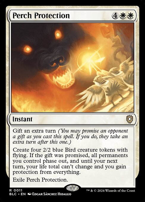Perch Protection highlighted card art