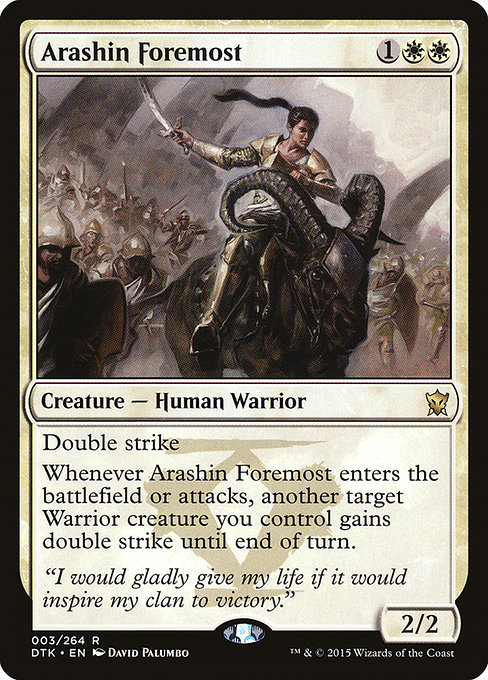 Arashin Foremost highlighted card art