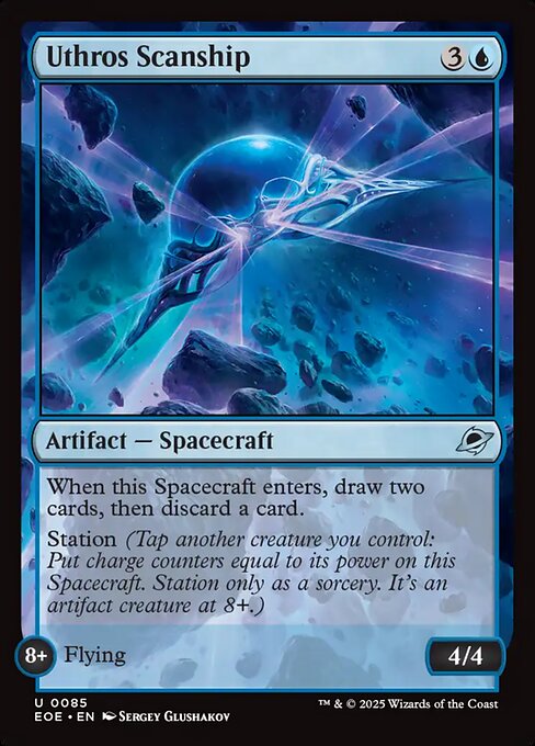 Uthros Scanship highlighted card art