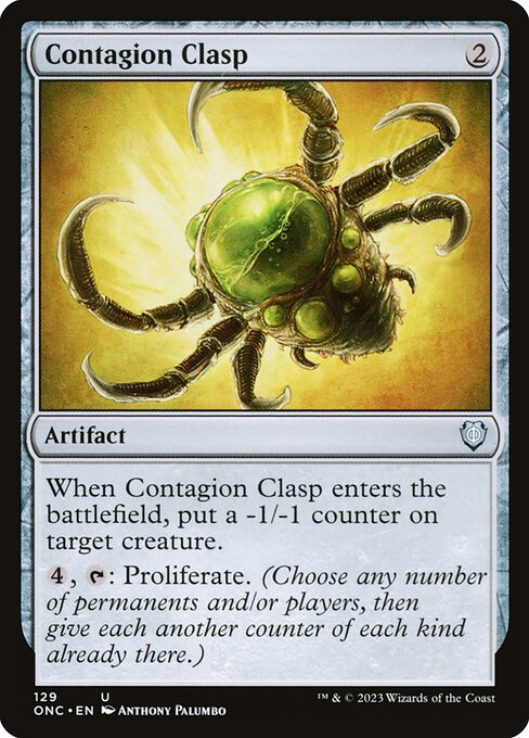 Contagion Clasp from Phyrexia: All Will Be One Commander