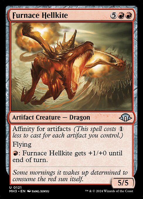 Furnace Hellkite highlighted card art