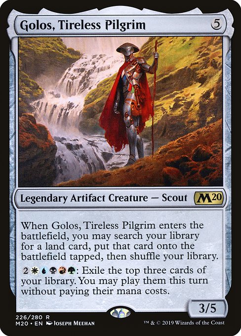 Golos, Tireless Pilgrim highlighted card art