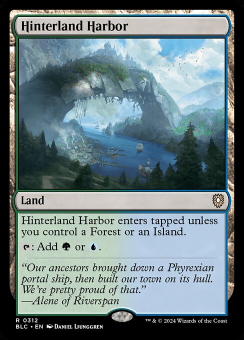 Hinterland Harbor from Bloomburrow Commander