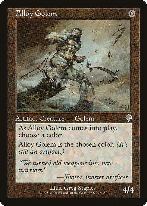 Alloy Golem highlighted card art