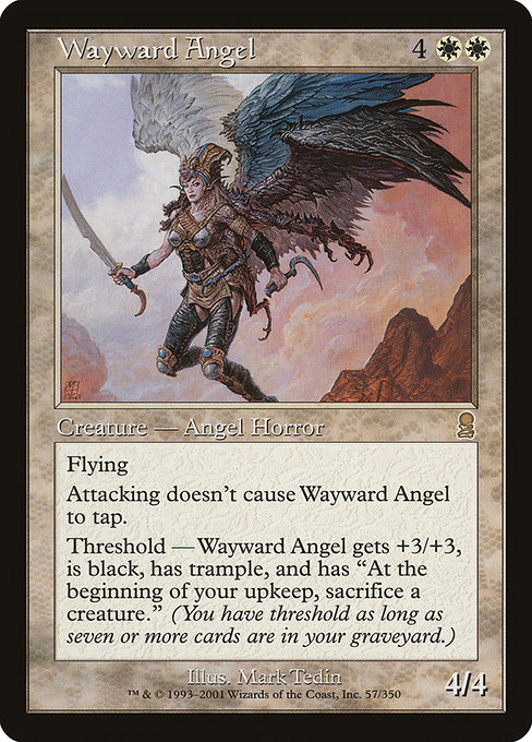 Wayward Angel highlighted card art