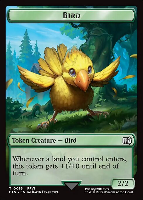 Bird highlighted card art