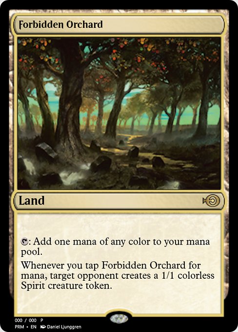 Forbidden Orchard from Magic Online Promos