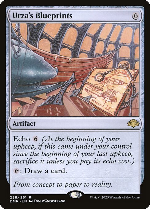Urza's Blueprints highlighted card art