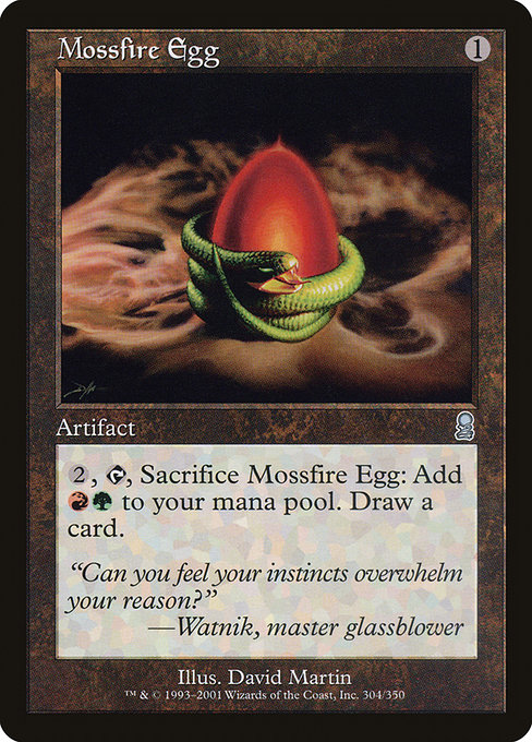 Mossfire Egg highlighted card art
