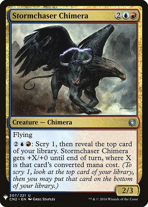 Stormchaser Chimera highlighted card art