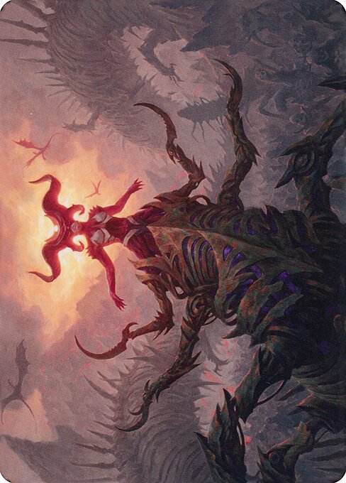 Sheoldred, the Apocalypse // Sheoldred, the Apocalypse highlighted card art