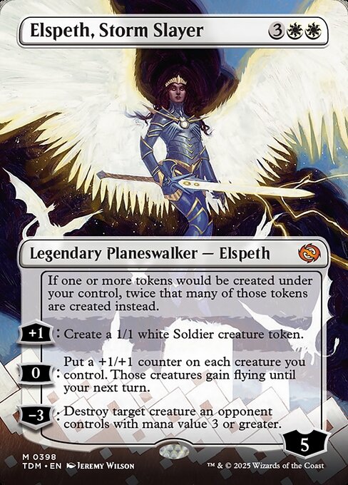 Elspeth, Storm Slayer highlighted card art