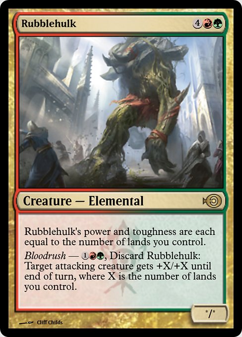 Rubblehulk from Magic Online Promos