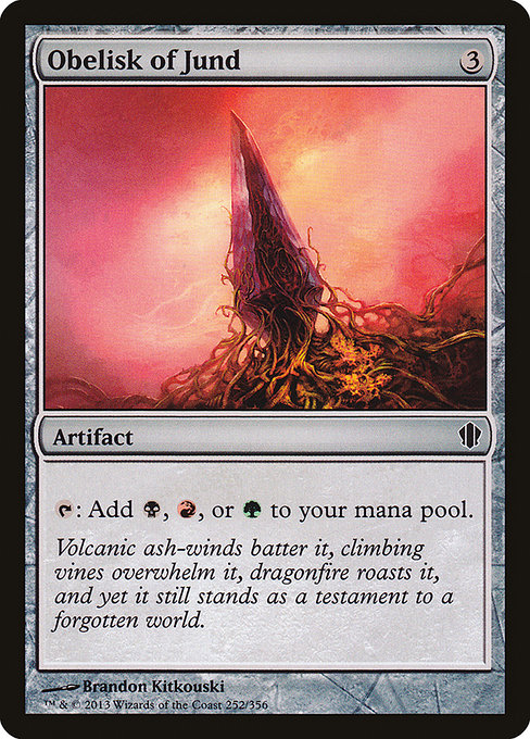 Obelisk of Jund highlighted card art
