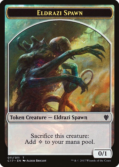 Eldrazi Spawn from Commander 2017 Tokens