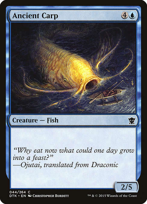 Ancient Carp highlighted card art