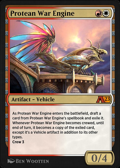 Protean War Engine highlighted card art